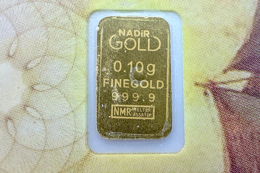 Feingoldbarren 0,1 g